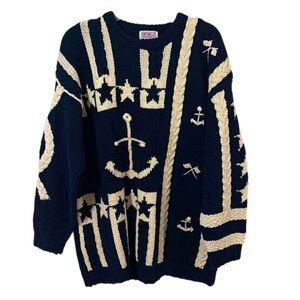 PBJ sailor vintage cashmere sweater medium